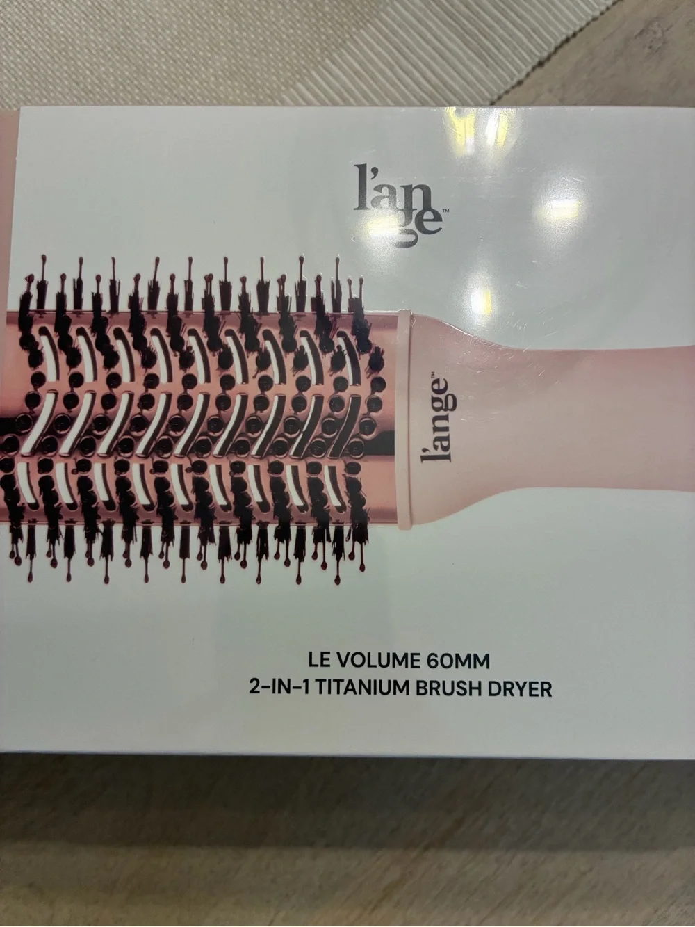 L’ange Le Volume 2-in-1 Titanium Brush Dryer •Blush•
